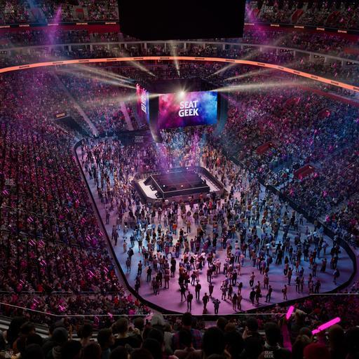 Little Caesars Arena - Section Drink Rail 205 Seat View