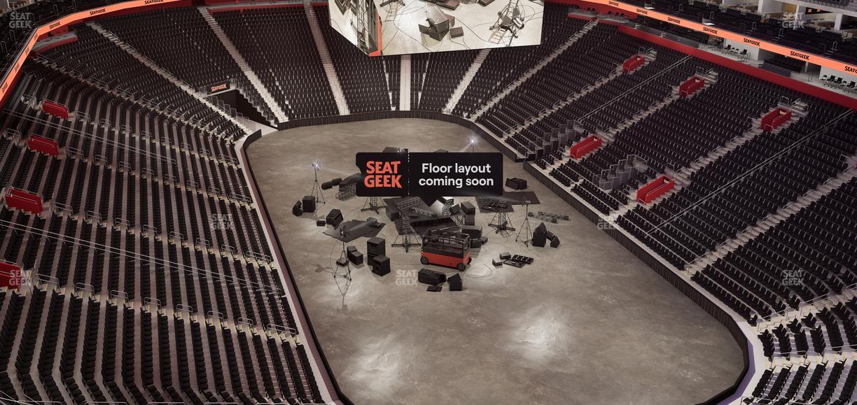 Little Caesars Arena - Section Drink Rail 205 Seat View