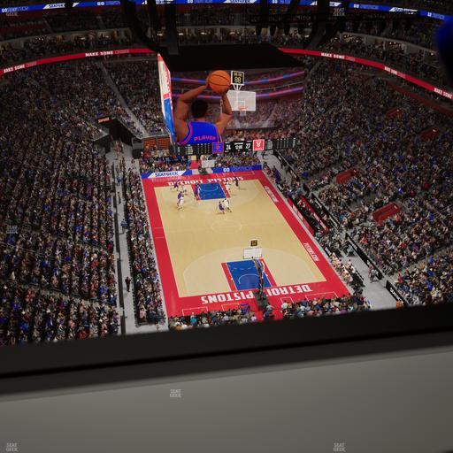 Little Caesars Arena - Section Drink Rail 301 Seat View
