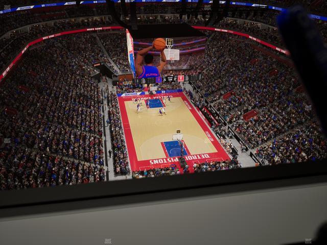 Little Caesars Arena - Section Drink Rail 301 Seat View