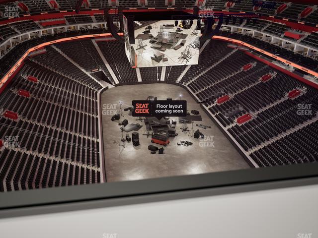 Little Caesars Arena - Section Drink Rail 301 Seat View