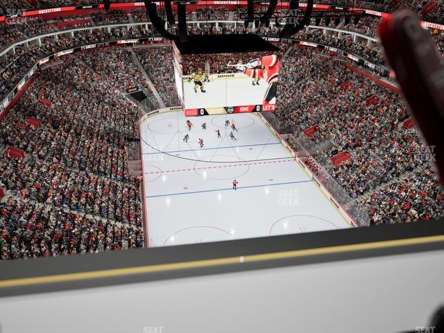 Little Caesars Arena - Section Drink Rail 301 Seat View