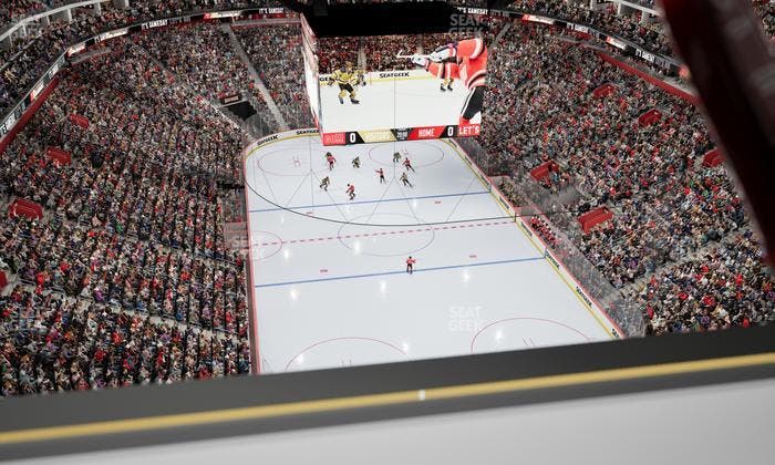 Little Caesars Arena - Section Drink Rail 301 Seat View