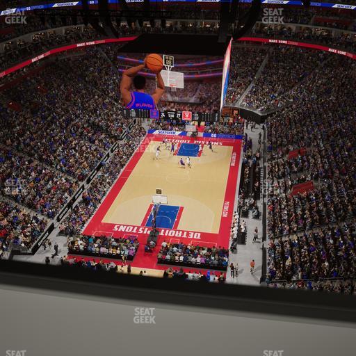 Little Caesars Arena - Section Drink Rail 301 Seat View