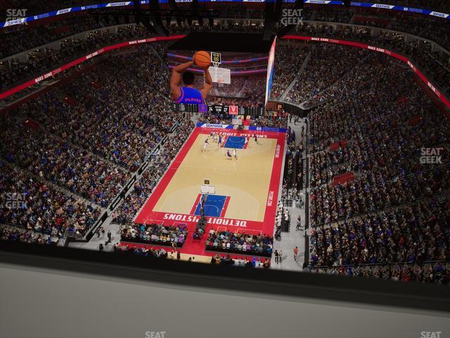 Little Caesars Arena - Section Drink Rail 301 Seat View