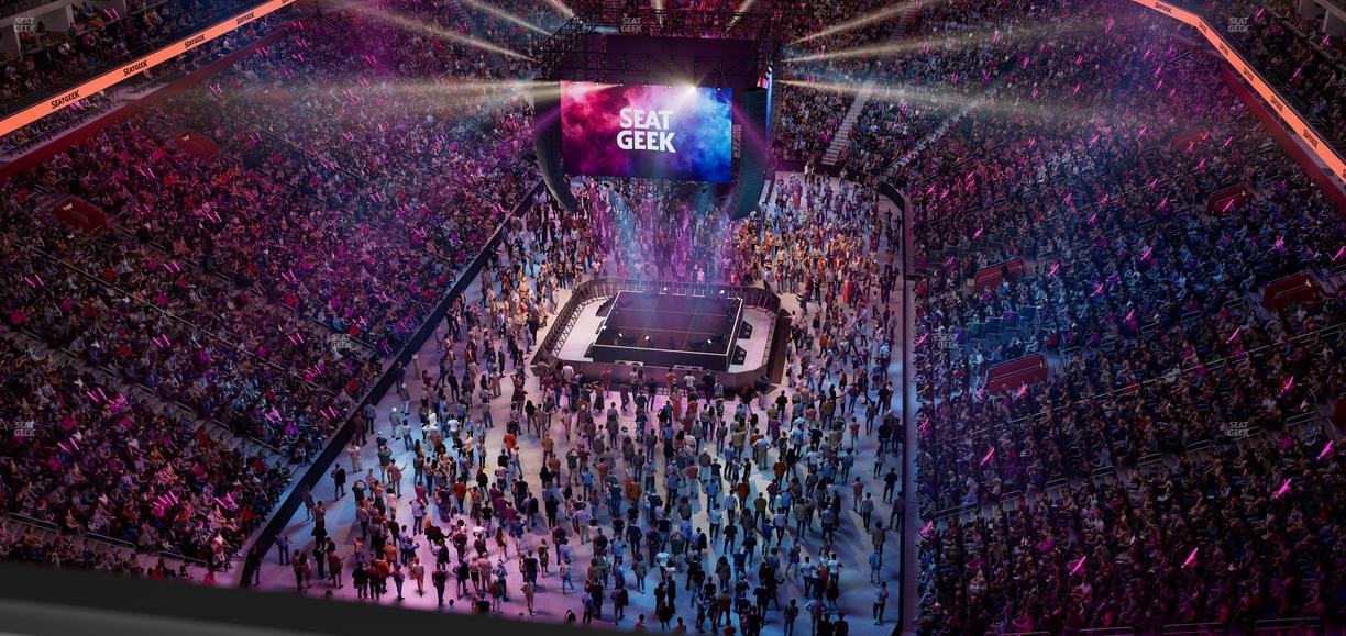 Little Caesars Arena - Section Drink Rail 301 Seat View