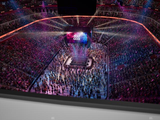 Little Caesars Arena - Section Drink Rail 301 Seat View