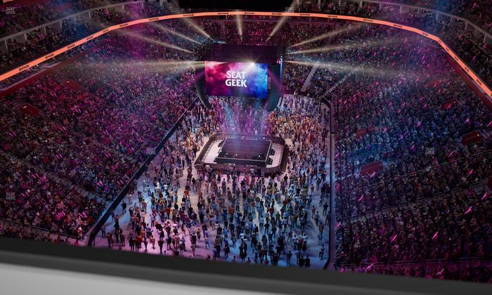 Little Caesars Arena - Section Drink Rail 301 Seat View