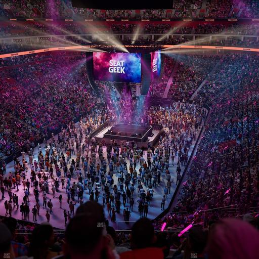 Little Caesars Arena - Section Drink Rail Mezzanine 1 Seat View