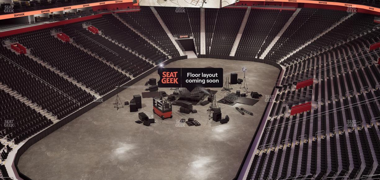 Little Caesars Arena - Section Drink Rail Mezzanine 1 Seat View