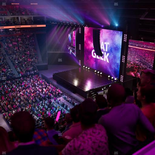 Little Caesars Arena - Section Drink Rail Mezzanine 11 Seat View