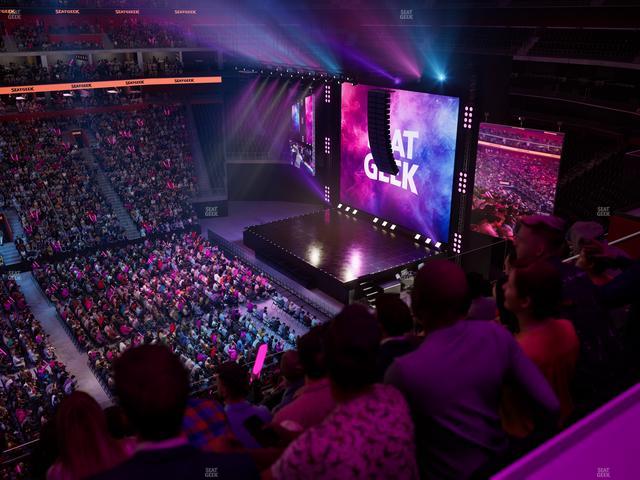 Little Caesars Arena - Section Drink Rail Mezzanine 11 Seat View