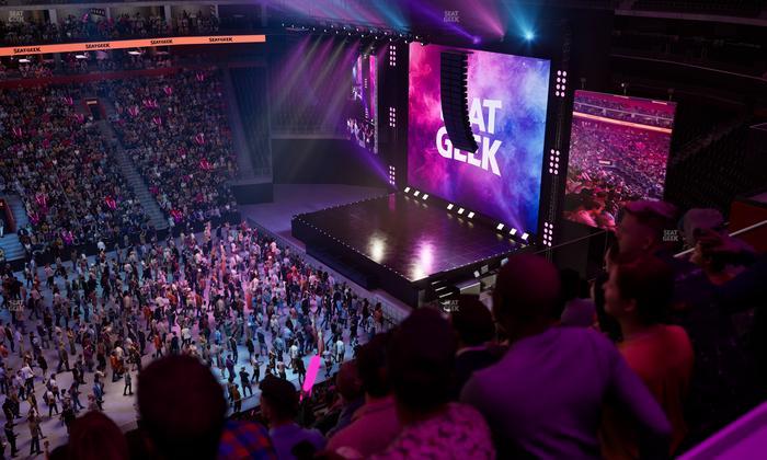 Little Caesars Arena - Section Drink Rail Mezzanine 11 Seat View