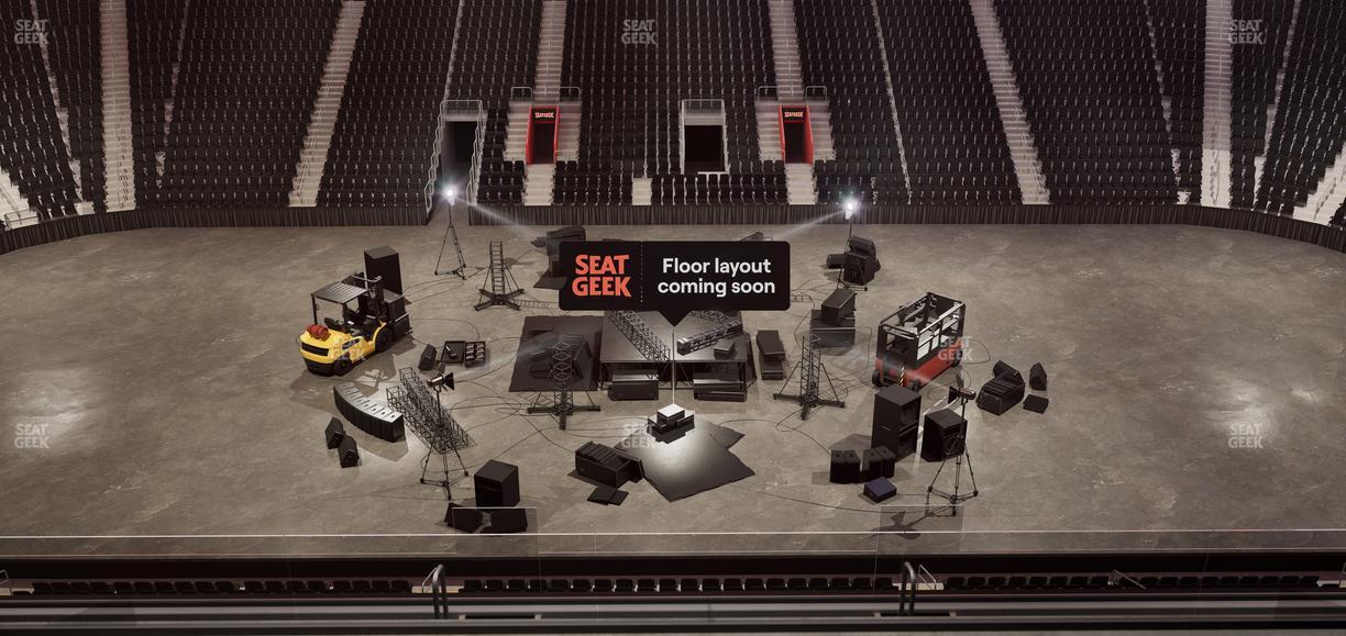 Little Caesars Arena - Section Drink Rail Mezzanine 11 Seat View