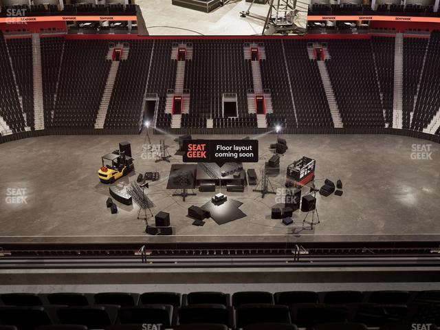 Little Caesars Arena - Section Drink Rail Mezzanine 11 Seat View