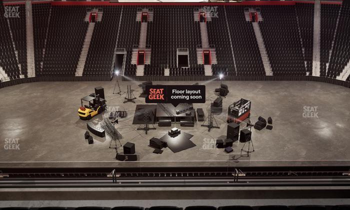 Little Caesars Arena - Section Drink Rail Mezzanine 11 Seat View