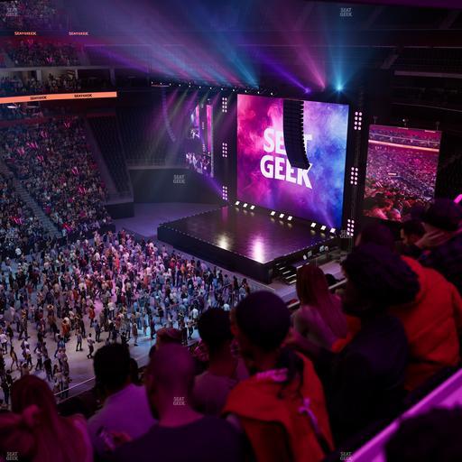 Little Caesars Arena - Section Drink Rail Mezzanine 12 Seat View