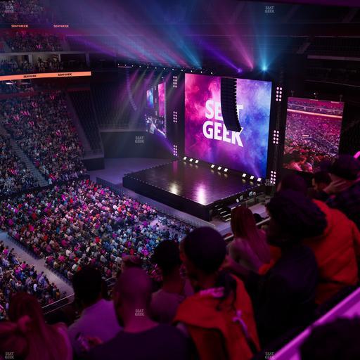 Little Caesars Arena - Section Drink Rail Mezzanine 12 Seat View