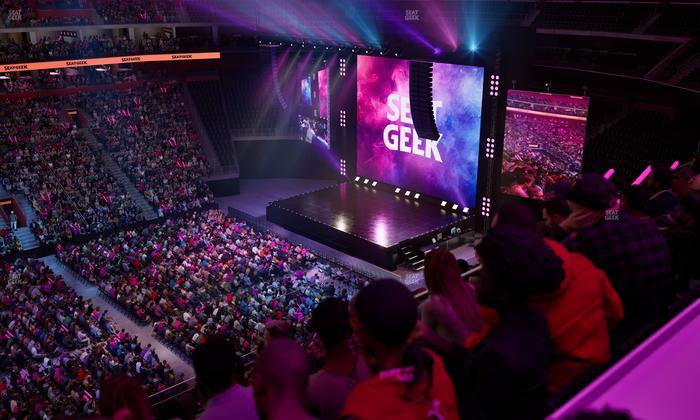Little Caesars Arena - Section Drink Rail Mezzanine 12 Seat View