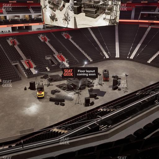 Little Caesars Arena - Section Drink Rail Mezzanine 15 Seat View