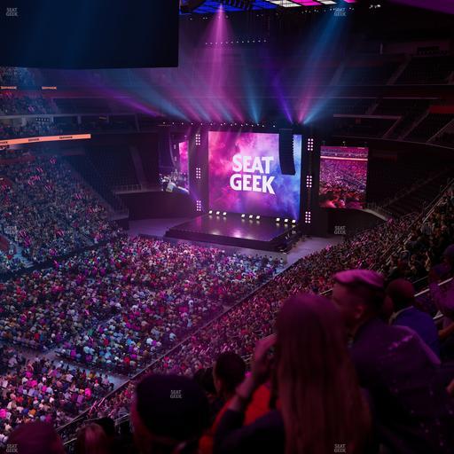 Little Caesars Arena - Section Drink Rail Mezzanine 16 Seat View