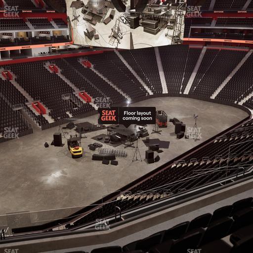 Little Caesars Arena - Section Drink Rail Mezzanine 16 Seat View