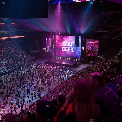 Little Caesars Arena - Section Drink Rail Mezzanine 16 Seat View