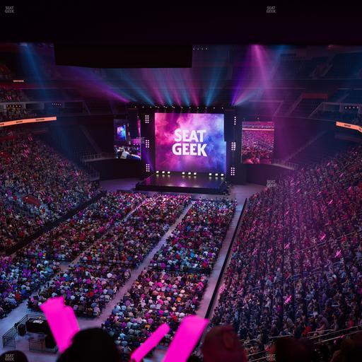 Little Caesars Arena - Section Drink Rail Mezzanine 18 Seat View