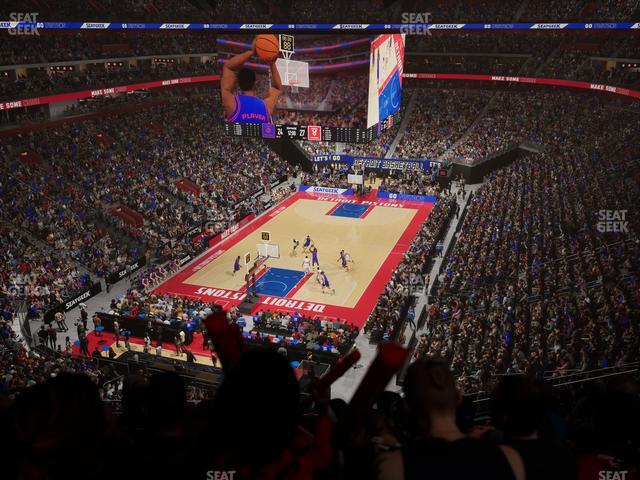 Little Caesars Arena - Section Drink Rail Mezzanine 18 Seat View Little Caesars Arena - Section Drink Rail Mezzanine 18 Seat View