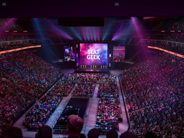Little Caesars Arena - Section Drink Rail Mezzanine 19 A Seat View