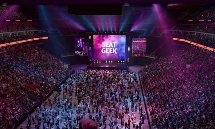 Little Caesars Arena - Section Drink Rail Mezzanine 19 A Seat View