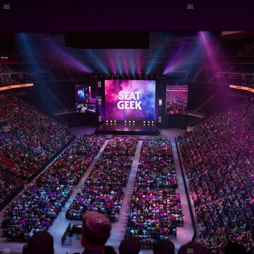 Little Caesars Arena - Section Drink Rail Mezzanine 19 A Seat View