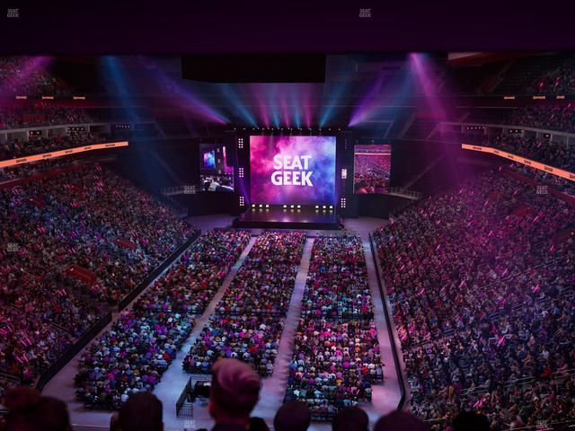 Little Caesars Arena - Section Drink Rail Mezzanine 19 A Seat View