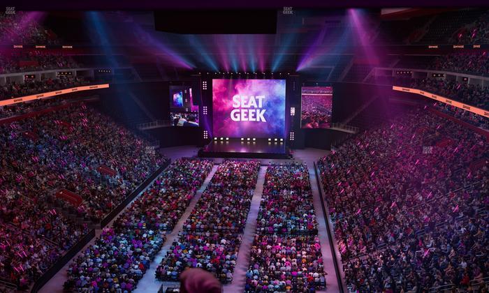 Little Caesars Arena - Section Drink Rail Mezzanine 19 A Seat View