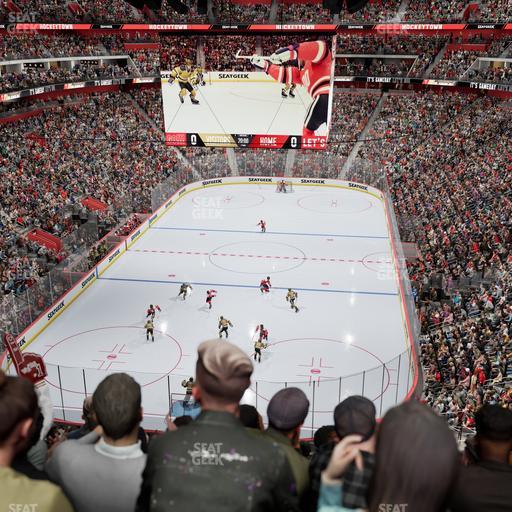 Little Caesars Arena - Section Drink Rail Mezzanine 19 A Seat View