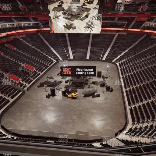 Little Caesars Arena - Section Drink Rail Mezzanine 19 A Seat View