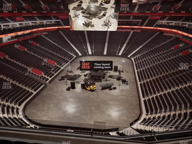 Little Caesars Arena - Section Drink Rail Mezzanine 19 A Seat View