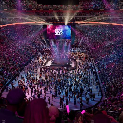 Little Caesars Arena - Section Drink Rail Mezzanine 2 Seat View