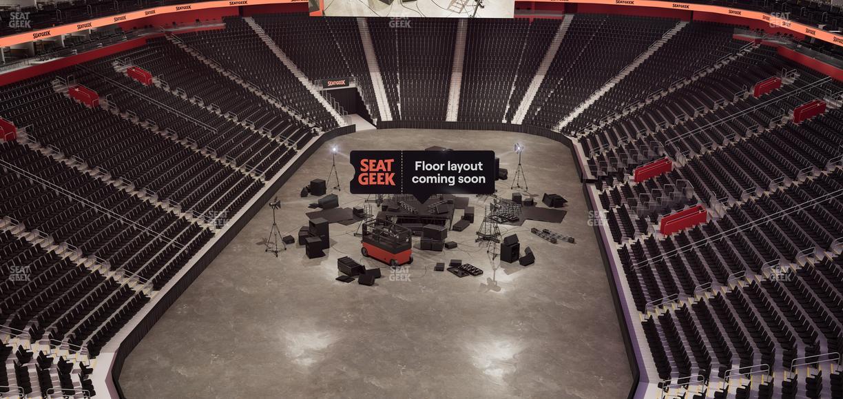 Little Caesars Arena - Section Drink Rail Mezzanine 2 Seat View