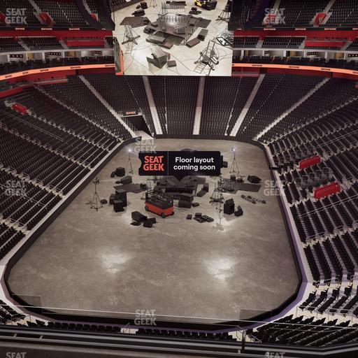 Little Caesars Arena - Section Drink Rail Mezzanine 2 Seat View