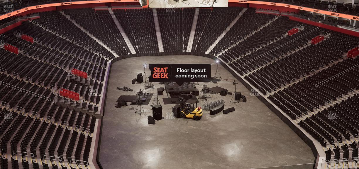 Little Caesars Arena - Section Drink Rail Mezzanine 20 Seat View