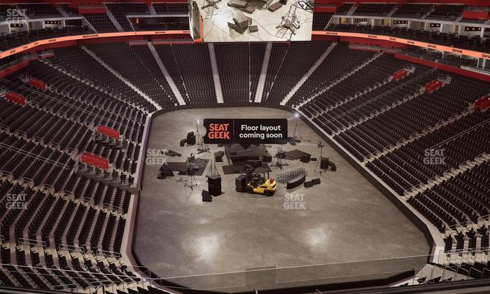 Little Caesars Arena - Section Drink Rail Mezzanine 20 Seat View