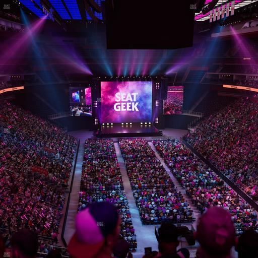 Little Caesars Arena - Section Drink Rail Mezzanine 20 Seat View