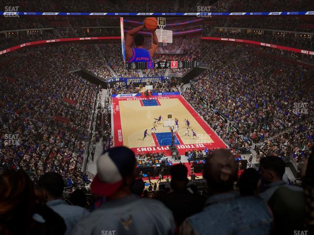 Little Caesars Arena - Section Drink Rail Mezzanine 20 Seat View Little Caesars Arena - Section Drink Rail Mezzanine 20 Seat View