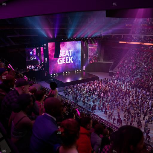Little Caesars Arena - Section Drink Rail Mezzanine 24 Seat View