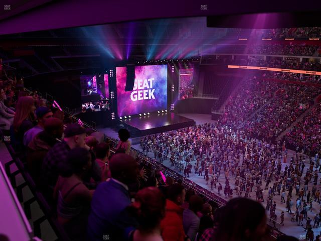 Little Caesars Arena - Section Drink Rail Mezzanine 24 Seat View