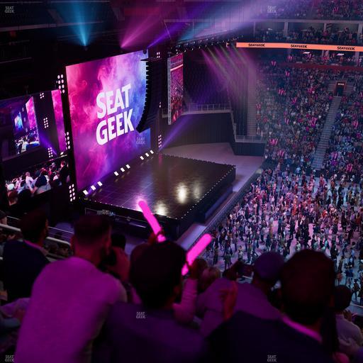 Little Caesars Arena - Section Drink Rail Mezzanine 29 Seat View