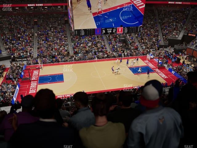 Little Caesars Arena - Section Drink Rail Mezzanine 29 Seat View Little Caesars Arena - Section Drink Rail Mezzanine 29 Seat View