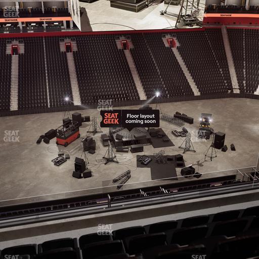 Little Caesars Arena - Section Drink Rail Mezzanine 29 Seat View