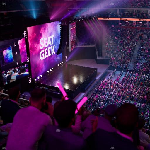 Little Caesars Arena - Section Drink Rail Mezzanine 29 Seat View